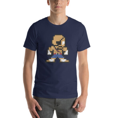 Sagat SF2 Street Fighter 2 SF6 6 VI 8-bit Retro Pixel Art
