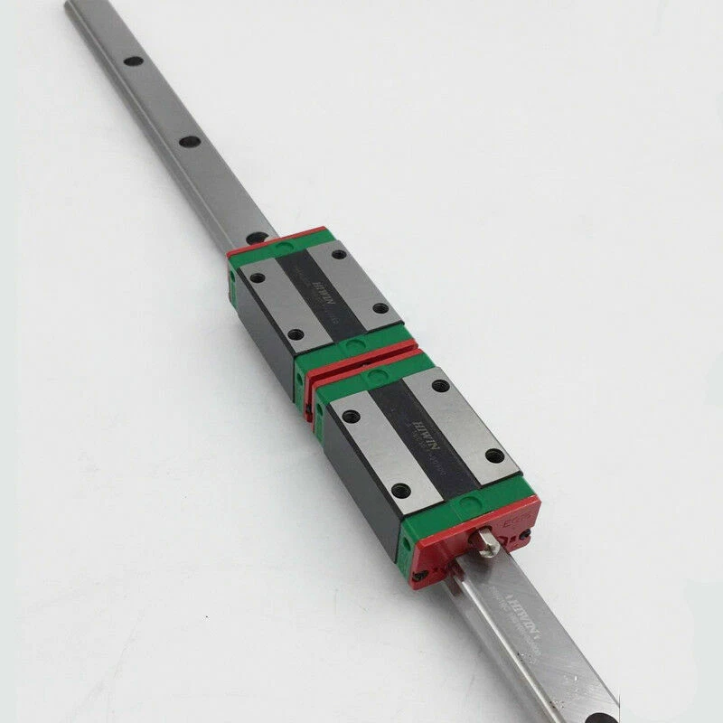 CNC Router HIWIN HGR20 HGH20 Linear Guide Rail & 2pc HGH20CA HGW20CC Rail Block  - Image 4 of 4