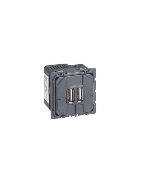 Prise Legrand Céliane 067462 avec double chargeur USB 1500 mA intégré