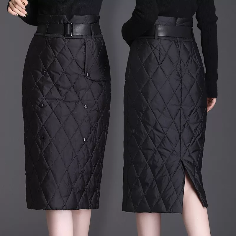 Pencil Skirt, Basketweave Pattern - Skirts - Ivko Woman