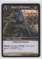 2007 World of Warcraft TCG: Through the Dark Portal Master of Deception #83