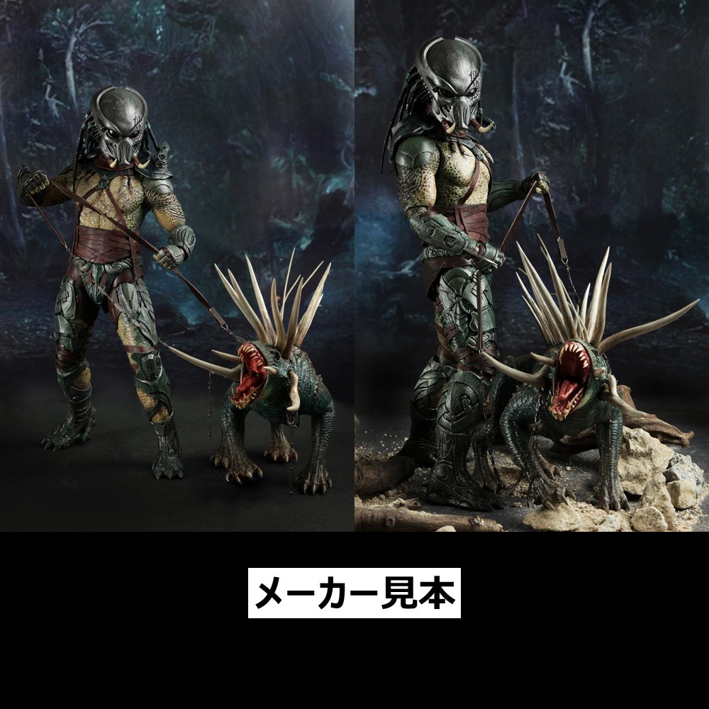 Hot Toys MMS147 Predators Tracker Predator 1/6 Figure With Hound