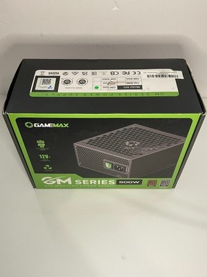 GAMEMAX GM Series ATX Power Supply, Semi-Modular, 80 Plus Bronze, GM-500 Modul 1