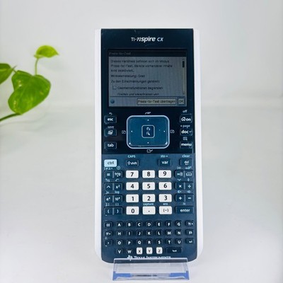 Texas Instruments TI-Nspire CX Handheld Taschenrechner Press To Test Modus  