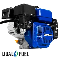 DuroMax XP7HPX 212cc 3/4" Shaft Recoil Start Horizontal Dual Fuel Engine
