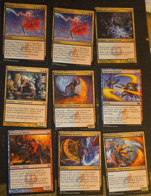 Wizards of the Coast Magic: The Gathering Strixhaven 2021 9 Card Lot UR