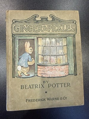 Vintage Copy of Ginger & Pickles By Beatrix Potter First Edition 1909 F. Warne