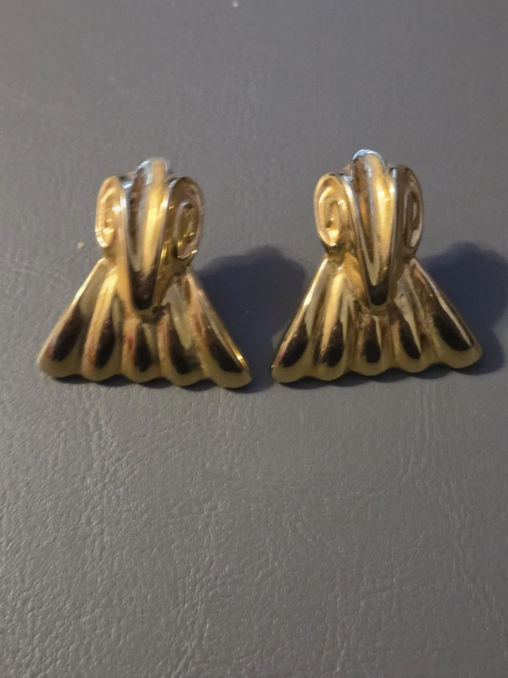 Cookie Lee Gold-plated Clip-on Earrings - Image 3 of 4