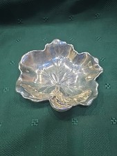 Reed & Barton Sterling Silver Leaf Shaped Dish