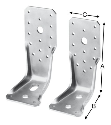 Simpson Strong-Tie Winkelverbinder AKR245 x 3L - 25 Stück - AKR245x3L