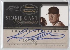2011 Playoff Prime Cuts Significant Signatures 1/25 Yovani Gallardo #YG Auto 8j4