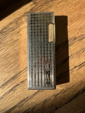 Vintage Colibri Lighter  Not Tested Strikes but  Empty Used Monogram