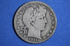 Estate Find 1911 Barber Half Dollar #K57400