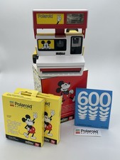 Polaroid Mickey Mouse 90th Anniversary 600 Camera With 2 Matching Film - Disney