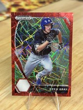 2021 Panini Prizm Draft Picks Prizm Red Velocity Drew Gray #PDP93