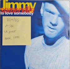 Jimmy Somerville To Love Somebody Vinyl Record 7" VG+/VG LON 281 1990