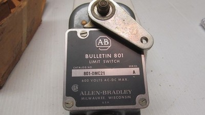 NEW ALLEN BRADLEY 801-DMC21 ROD OR CHAIN LEVER LIMIT SWITCH. B130