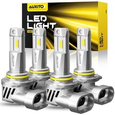 Auxito Combo 9005 9006 Led Headlight Bulbs High Low Beam 6500k Super Bright 200w