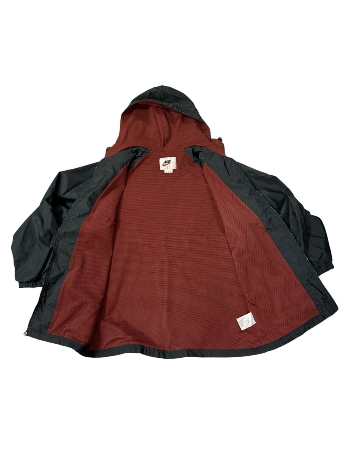 SACAI X NIKE Giacca a vento NIKE Small Swoosh Anorak vintage anni 90 verde uomo taglia med