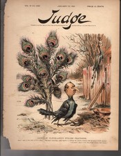 1891 Judge January 10 Cleveland steals the credits for victory - Original print
