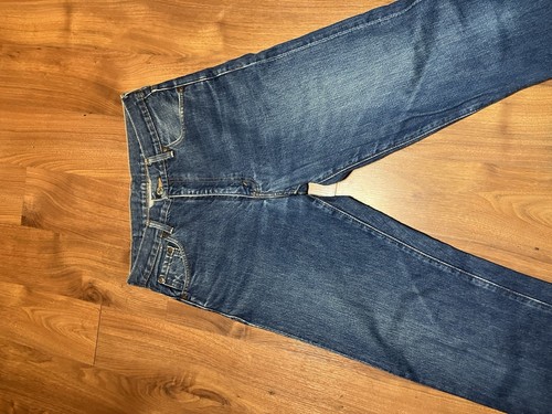 1991 Japanese Redline Big E Levi's 502 J22 Selvedge Denim Raw LVC Size 30x30 - Picture 9 of 17