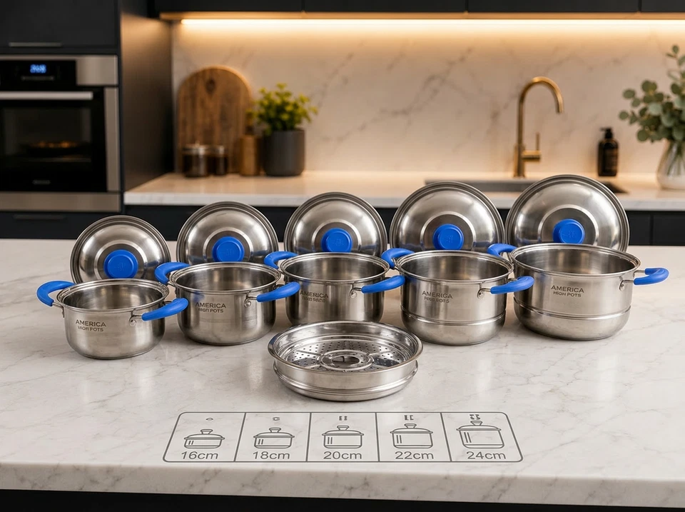 Batterie De Cuisine 10 elements - Photo 3/3