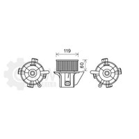 Elektromotor InnenraumgebläSe FüR Peugeot 307 CC 1.6 16V Bj.05-14