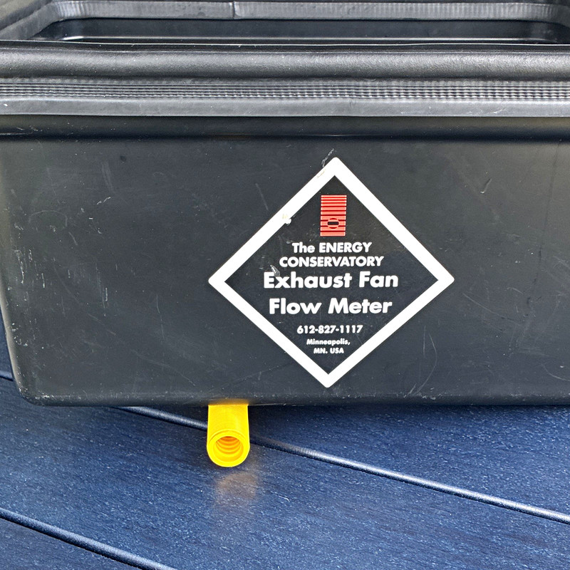 The Energy Conservatory Exhaust Fan Flow Meter. Used condition new handle