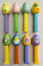 EASTER EGG - PEZ Dispensers - Set Of 8 - All Retired