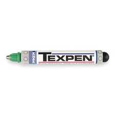 DYKEM 16043 Ind Paint Marker,Valve Action,Green 1CZG9