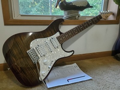 Suhr Pro Series S3 Bengal Burst Electric Guitar with Gig Bag