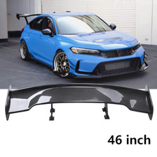 47 Fiber Rear Trunk Spoiler Wing Adjustable Gt-style For Honda Civic 47 Fiber Rear Trunk Spoiler Wing Adjustable Gt-style For Honda Civic