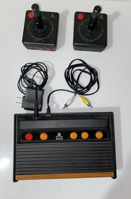 Atari Flashback 4 Home Console Black W/ 2 Joysticks - Tested