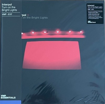 Interpol - Turn On The Bright Lights - 2x LP RED Vinyl Me Please VMP SEALED!!!