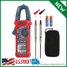 Digital Multimetro De Pinza Herramientas Pinsa Gancho AC/DC Probador Voltaje TOP