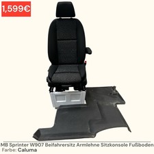 MB Sprinter W907 907 Beifahrersitz Sitz Sitzkonsole Armlehne Fußboden Caluma
