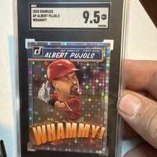 2020 Donruss AP ALBERT PUJOLS WHAMMY Case Hit  SGC 9.5 guaranteed HOFer 