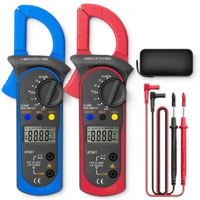 Digital Multimeter Tester AC DC Volt Ohm Amp Clamp Meter Auto Range LCD Handheld