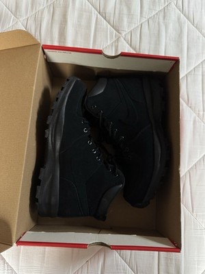 Nike ACG Manoa Black Leather Boots Size 12.5 New In The Box