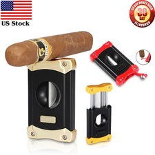 Galiner Official V-Cutter Cigar Cutter Puncher Stainless Steel Cigar Retro Style