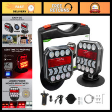 USB-C Wireless Trailer Lights - Magnetic Tow Light Kit, Rechargeable  Adjustabl