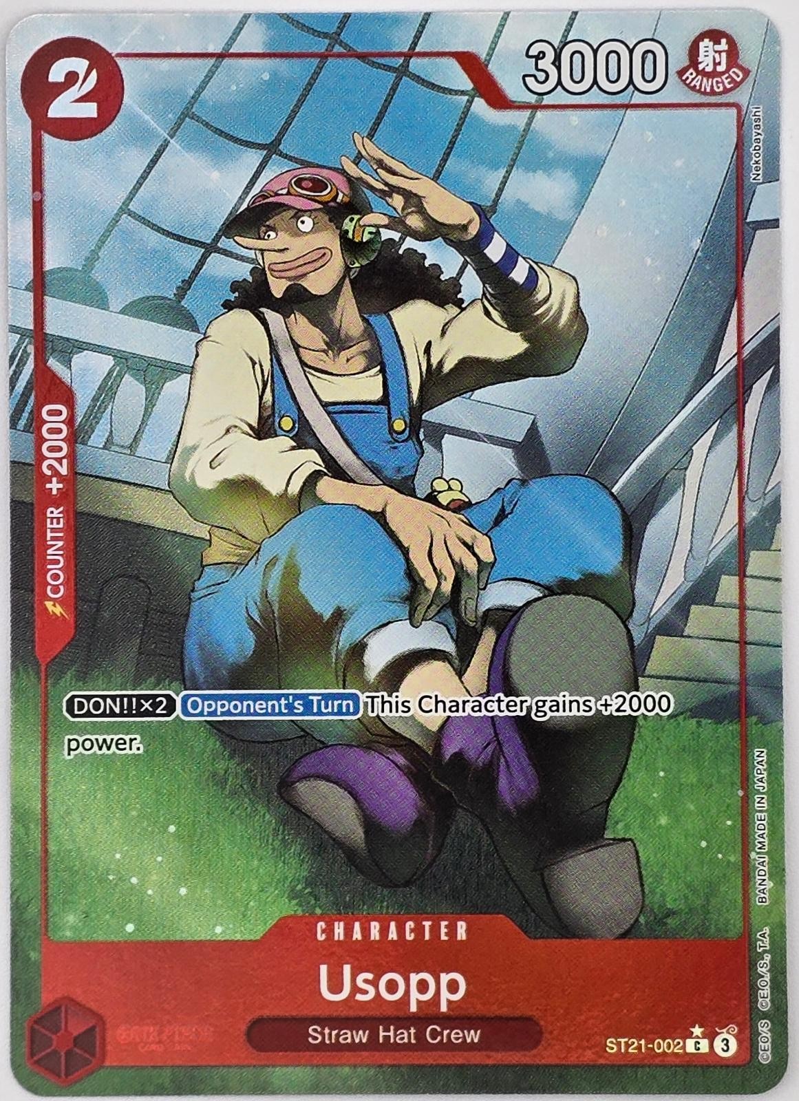 Usopp (Parallel) ST21-002 Common Starter Deck EX: Gear 5 One Piece Foil NM