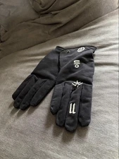 11 by Boris Bidjan Saberi Black Gloves Fleece Lined