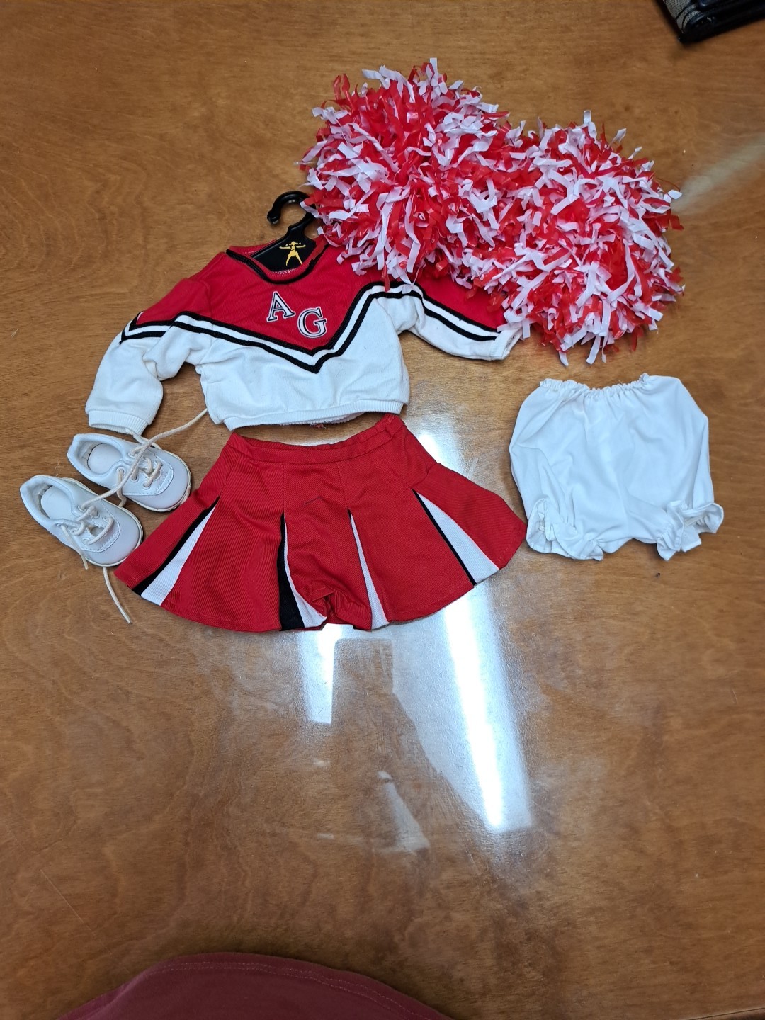 American Girl of Today Cheerleading Outfit. Red & White. Pleasant Co. 1996.