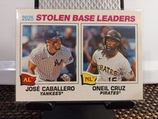 2026 Topps Heritage - League Leaders Oneil Cruz, Jose Caballero #4