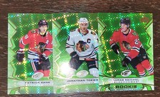 2022/23 Upper Deck ICE Jonathan Toews Patrick Kane Reichel rc Green Variant
