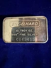 Engelhard 10 Oz .999+ Silver Bar. Great Condition! Pebble Back Serial # C145413