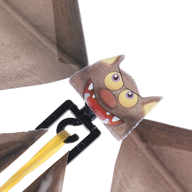 Magic flying bat prank flying paper bats funny halloween card gift.xh
