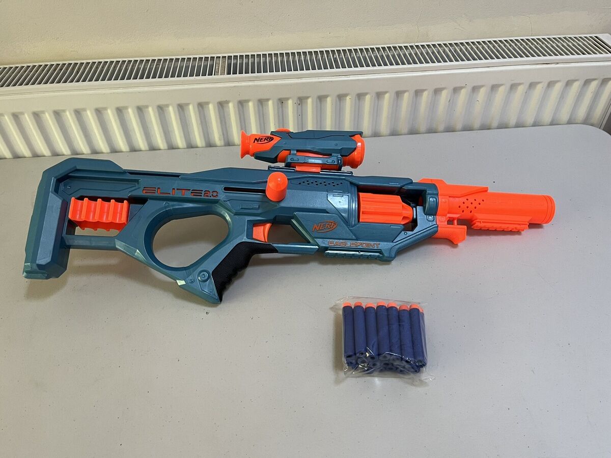  NERF Elite 2.0 Eaglepoint RD-8 Blaster - 8-Dart Drum