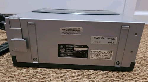 Vintage 1982 General Electric Programmable Timer & VHS Recorder & Remote - Picture 19 of 21